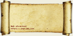 Valentina Rađenović vizit kartica